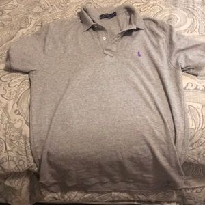 Grey Ralph Lauren polo